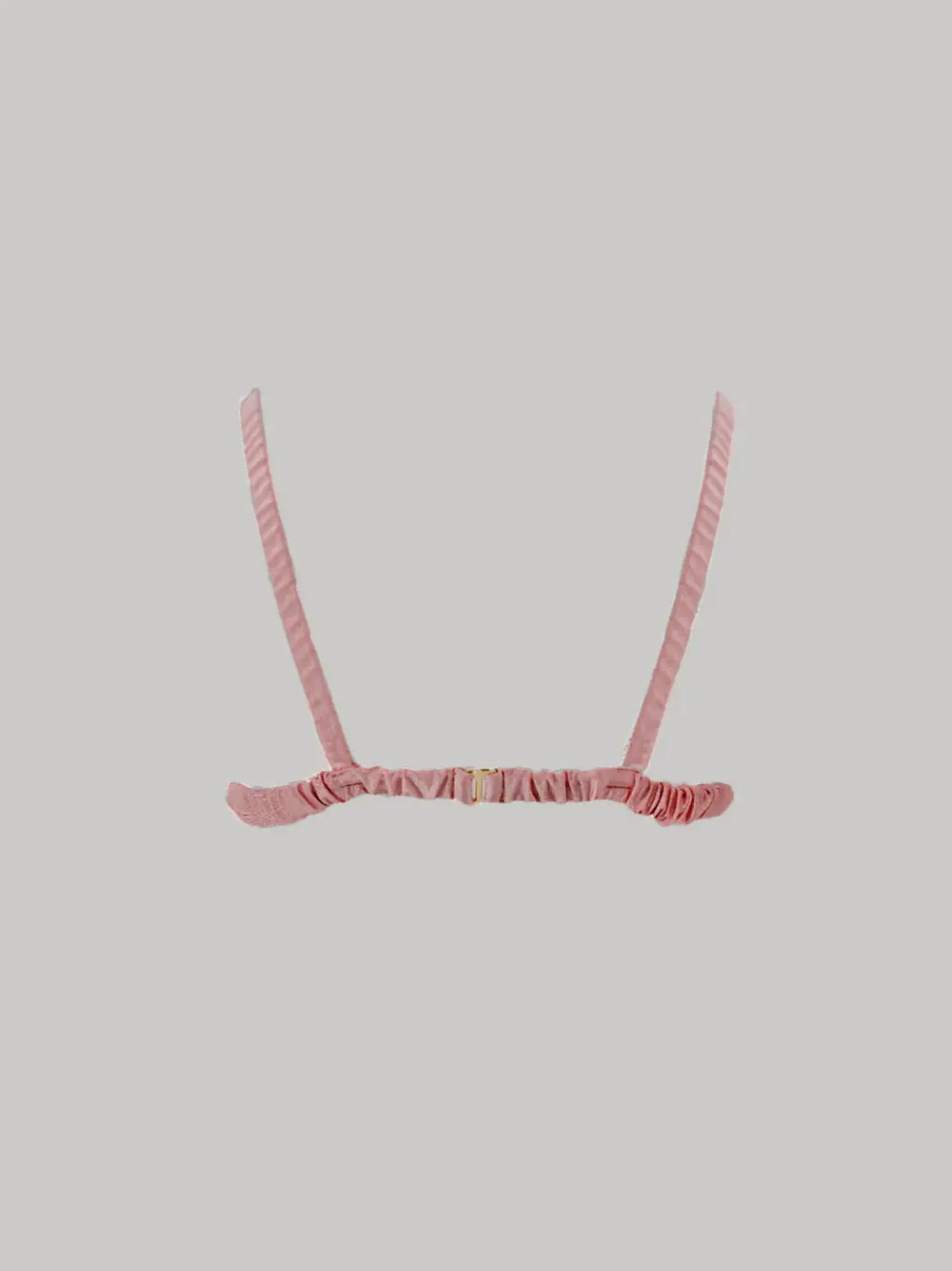 Yasmin Triangle Bikini Top in Pink Musk - Love Salve